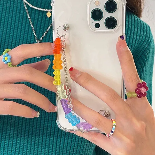Iphone Cases*Boogzel Clothing Gummy Bear Chain iPhone Case Clear