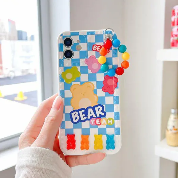 Iphone Cases*Boogzel Clothing Gummy Bear Plaid iPhone Case