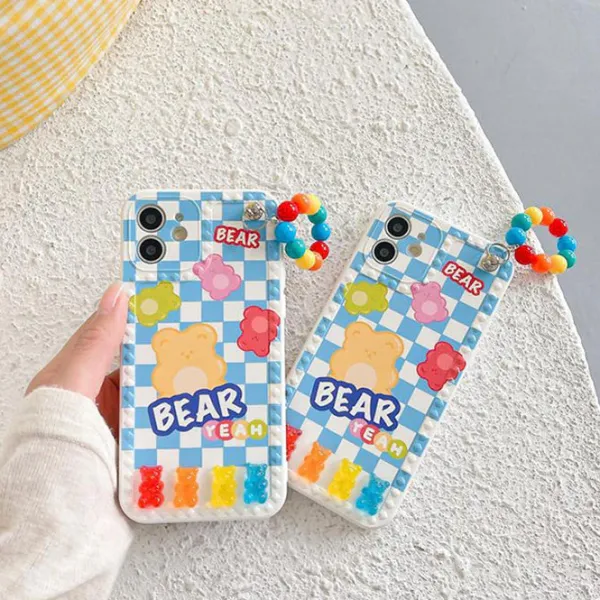 Iphone Cases*Boogzel Clothing Gummy Bear Plaid iPhone Case