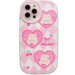 Iphone Cases*Boogzel Clothing Happy Bunny iPhone Case Pink