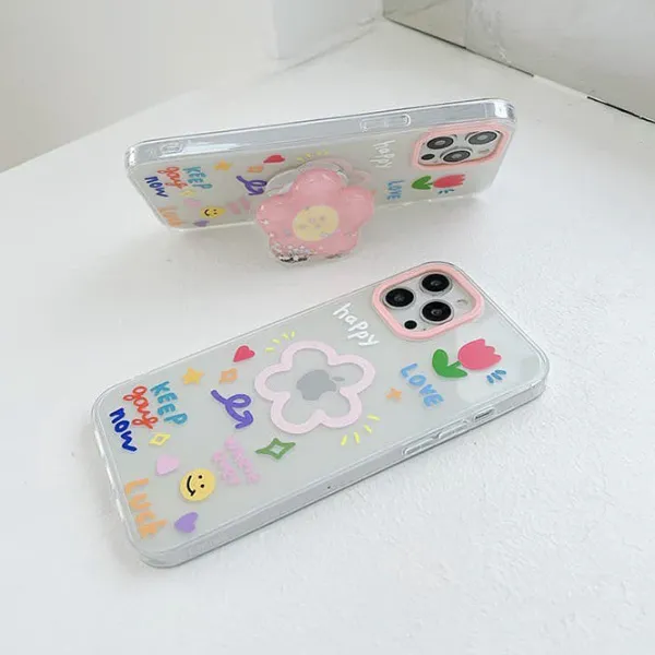 Iphone Cases*Boogzel Clothing Happy Flower iPhone Case