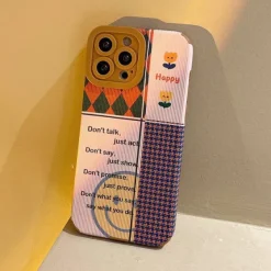 Iphone Cases*Boogzel Clothing Happy Patchwork iPhone Case