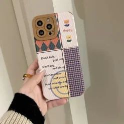 Iphone Cases*Boogzel Clothing Happy Patchwork iPhone Case