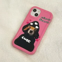 Iphone Cases*Boogzel Clothing Happy Puppy iPhone Case Pink