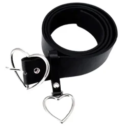 Other|Belts & Chains*Boogzel Clothing Heart Buckle Belt Black