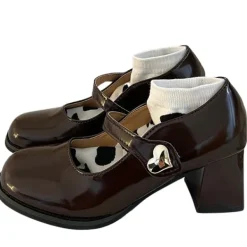 Classics|Sandals / Mary Janes*Boogzel Clothing Heart Buckle Mary Jane Shoes