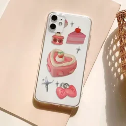 Iphone Cases*Boogzel Clothing Heart Cake iPhone Case Clear