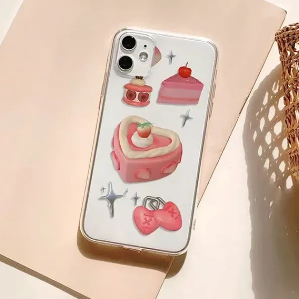 Iphone Cases*Boogzel Clothing Heart Cake iPhone Case Clear
