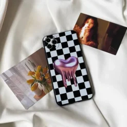 Iphone Cases*Boogzel Clothing Heart Checkerboard iPhone Case