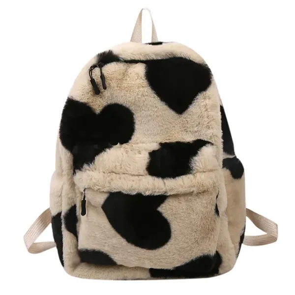 Bags & Purses*Boogzel Clothing Heart Crush Fuzzy Backpack