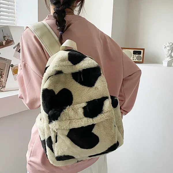 Bags & Purses*Boogzel Clothing Heart Crush Fuzzy Backpack