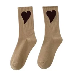 Socks*Boogzel Clothing Heart Crush Ribbed Socks
