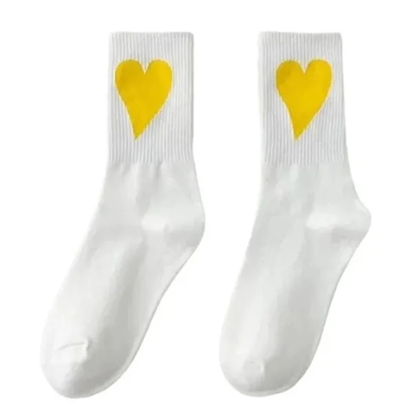 Socks*Boogzel Clothing Heart Crush Ribbed Socks