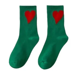 Socks*Boogzel Clothing Heart Crush Ribbed Socks