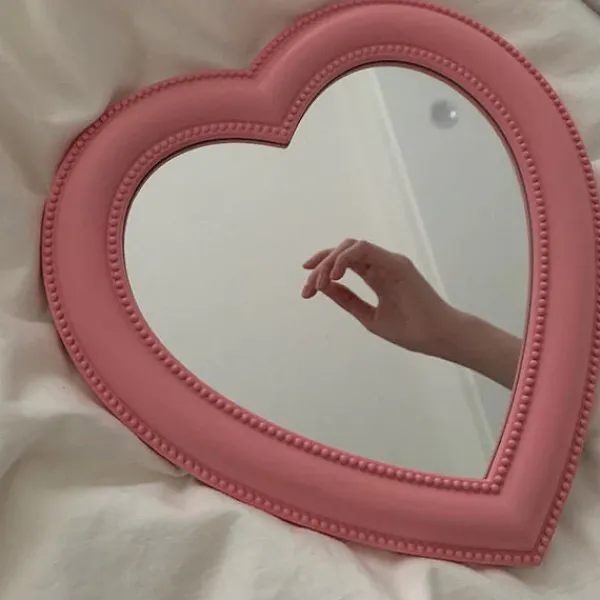 Aesthetic Mirrors|Aesthetic Room Decor*Boogzel Clothing Heart Decorative Mirror