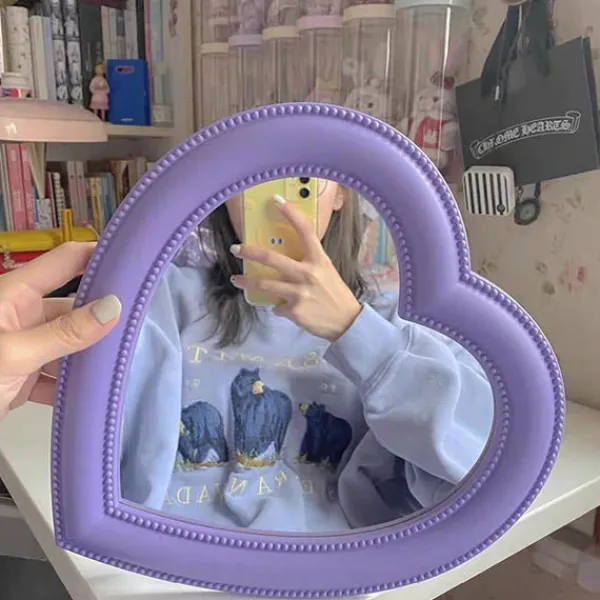 Aesthetic Mirrors|Aesthetic Room Decor*Boogzel Clothing Heart Decorative Mirror