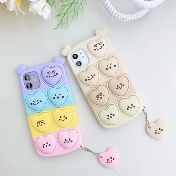 Iphone Cases*Boogzel Clothing Heart Emoji Pop It iPhone Case