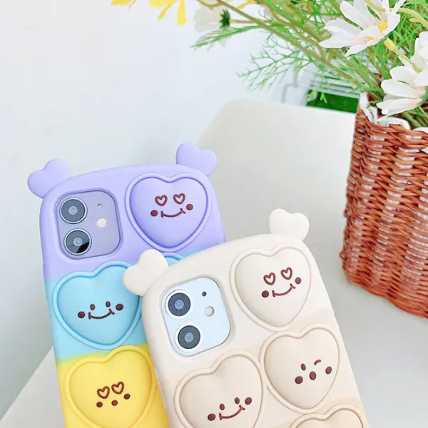 Iphone Cases*Boogzel Clothing Heart Emoji Pop It iPhone Case