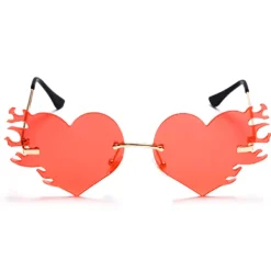 Sunglasses*Boogzel Clothing Heart Flame Glasses