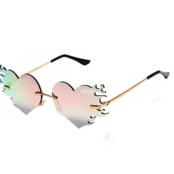 Sunglasses*Boogzel Clothing Heart Flame Glasses