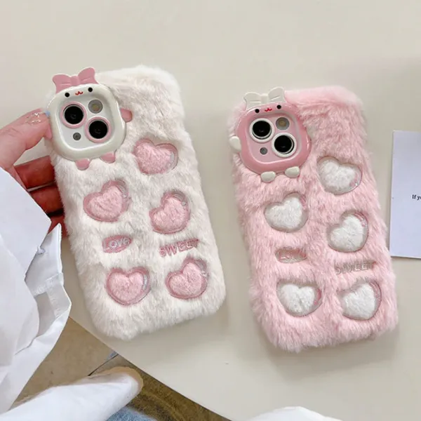 Iphone Cases*Boogzel Clothing Heart Furry iPhone Case