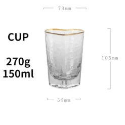 Aesthetic Kitchen|Aesthetic Room Decor*Boogzel Clothing Heart Glass Cup