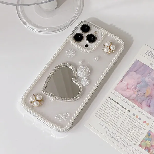 Iphone Cases*Boogzel Clothing Heart Mirror iPhone Case Clear