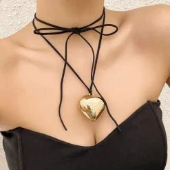 Necklaces & Chokers*Boogzel Clothing Heart Pendant Choker