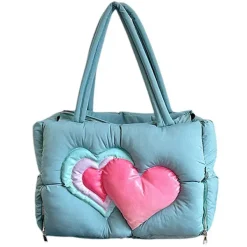 Bags & Purses*Boogzel Clothing Heart Puffer Handbag