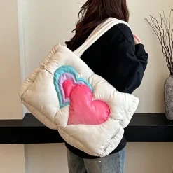 Bags & Purses*Boogzel Clothing Heart Puffer Handbag