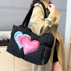 Bags & Purses*Boogzel Clothing Heart Puffer Handbag
