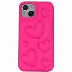 Iphone Cases*Boogzel Clothing Heart Puffer iPhone Case Pink