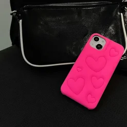 Iphone Cases*Boogzel Clothing Heart Puffer iPhone Case Pink