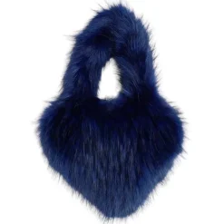 Bags & Purses*Boogzel Clothing Heart Shape Fuzzy Handbag
