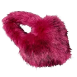 Bags & Purses*Boogzel Clothing Heart Shape Fuzzy Handbag