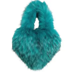 Bags & Purses*Boogzel Clothing Heart Shape Fuzzy Handbag