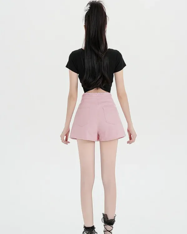 Skirts*Boogzel Clothing Heart Stealer Wrap Skort Pink