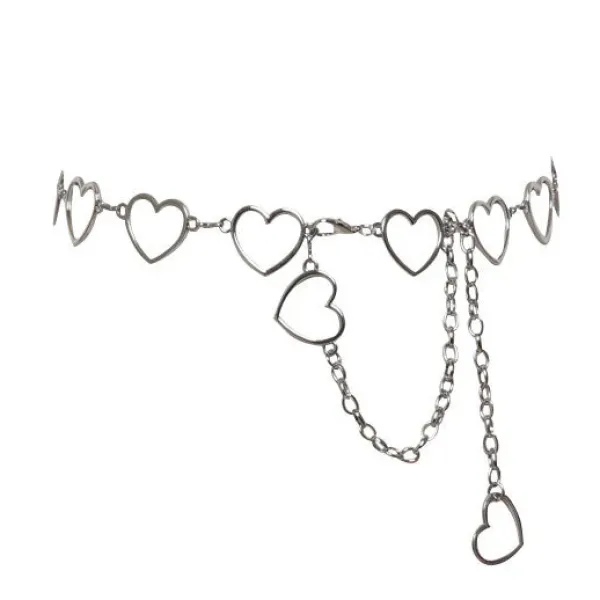 Other|Belts & Chains*Boogzel Clothing Heartless Chain Belt Silver