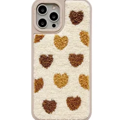 Iphone Cases*Boogzel Clothing Hearts Fuzzy iPhone Case