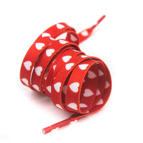 Other*Boogzel Clothing Hearts Print Shoe Laces
