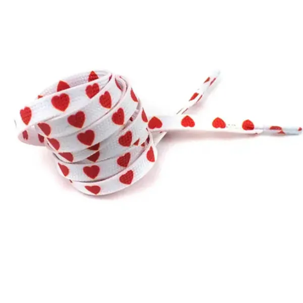 Other*Boogzel Clothing Hearts Print Shoe Laces