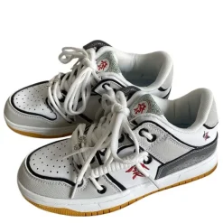 Aesthetic Sneakers|Mens*Boogzel Clothing Hieroglyph Embroidery Aesthetic Sneakers