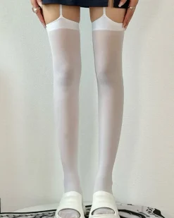 Other*Boogzel Clothing High School Crush Suspender Tights