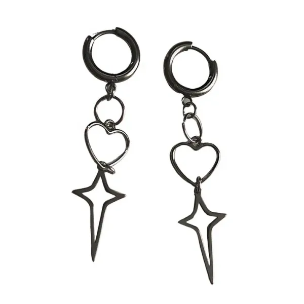 Earrings*Boogzel Clothing Hit The Charts Earrings Silver