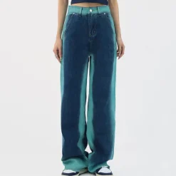 Jeans*Boogzel Clothing Hit The Charts Wide Jeans Blue