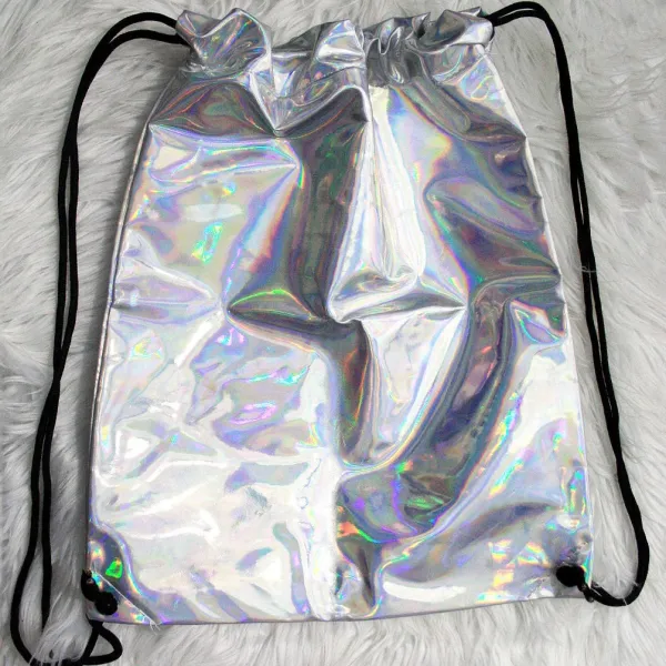 Bags & Purses*Boogzel Clothing Holo Drawstring Bag Holographic