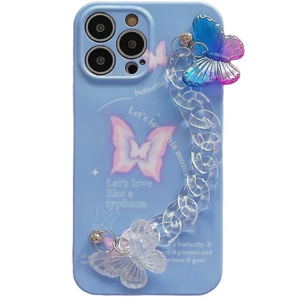 Iphone Cases*Boogzel Clothing Holographic Butterfly Chain iPhone Case