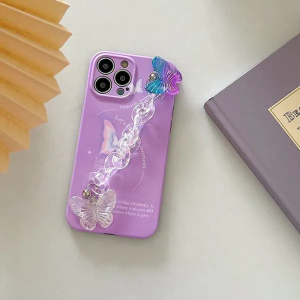 Iphone Cases*Boogzel Clothing Holographic Butterfly Chain iPhone Case