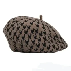 Hats*Boogzel Clothing Houndstooth Beret