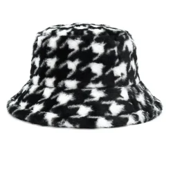 Hats*Boogzel Clothing Houndstooth Bucket Hat